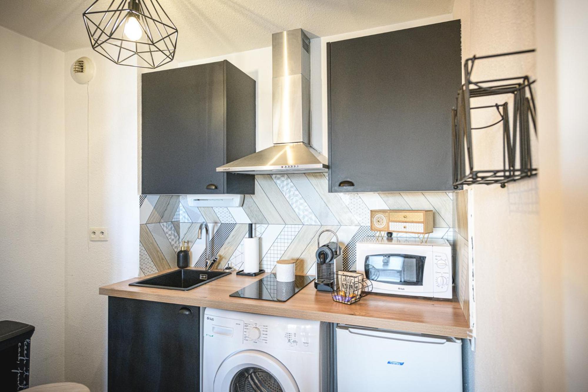 Magnifique appartement T2 rénové Aux vendanges Gaillac Chambre photo
